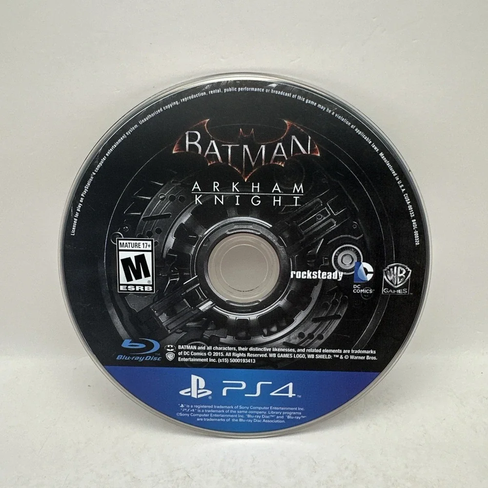 Batman: Arkham Knight PS4 PlayStation 4, 2015 Disc WB DC Comics